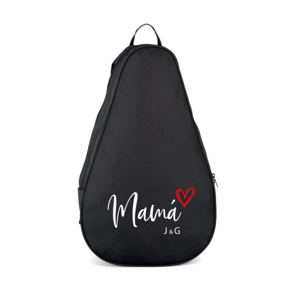FUNDA MOCHILA PALA PÁDEL PERSONALIZADA MAMÁ CORAZÓN - Imagen 6
