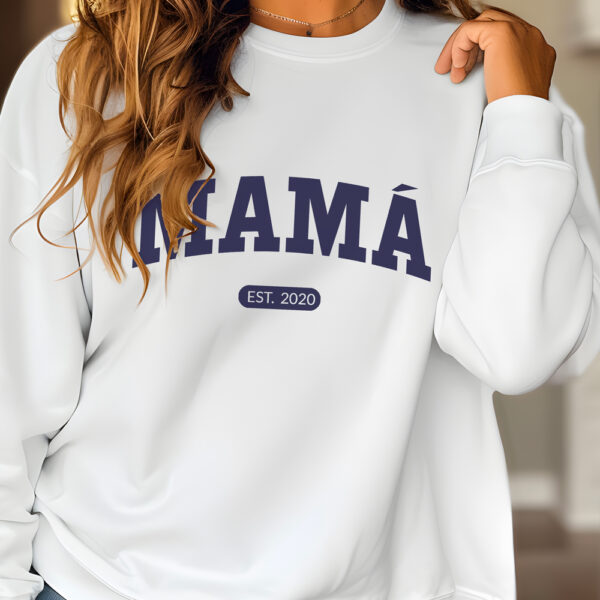 SUDADERA PERSONALIZADA COLLEGE ESTABLISHED - Imagen 2