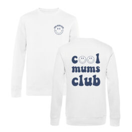 SUDADERA PERSONALIZADA COOL MUMS CLUB SMILEY