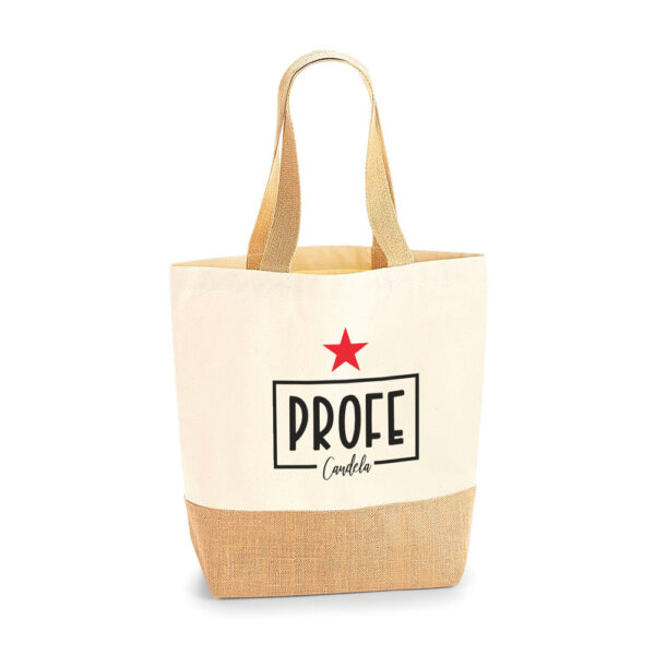 BOLSA PERSONALIZADA BALI PROFE RECTÁNGULO - Imagen 2