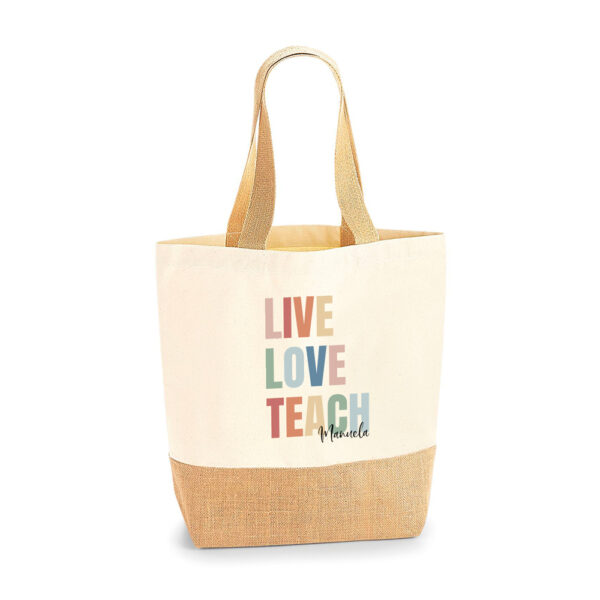 BOLSA PERSONALIZADA BALI LIVE LOVE TEACH