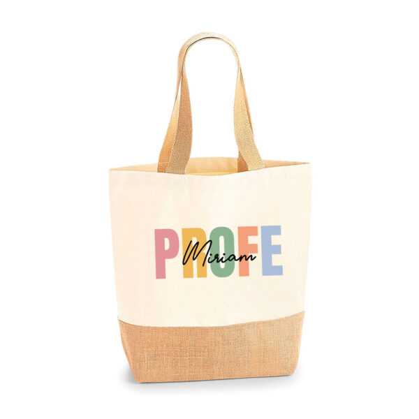 BOLSA PERSONALIZADA BALI PROFE NOMBRE