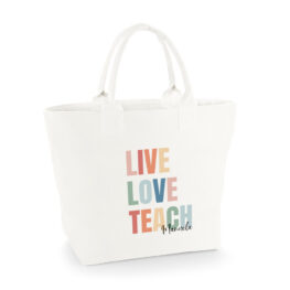 BOLSA PERSONALIZADA CRETA LIVE LOVE TEACH
