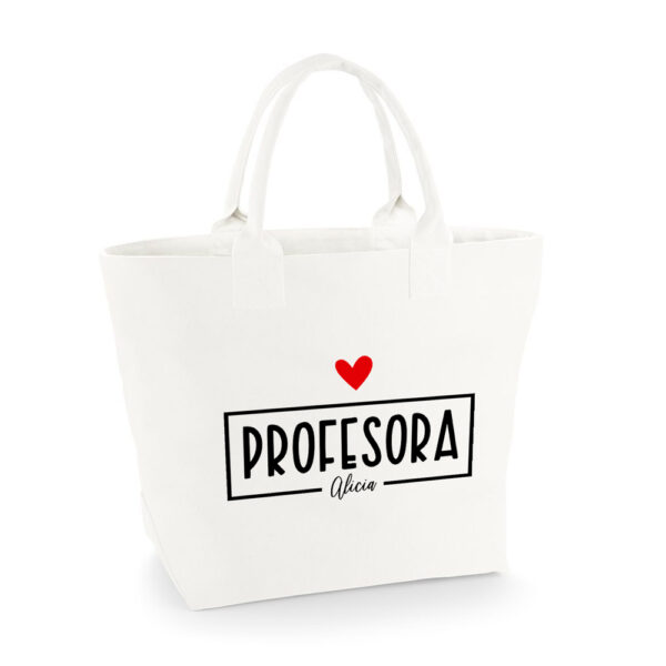 BOLSA PERSONALIZADA CRETA PROFE RECTÁNGULO - Imagen 3