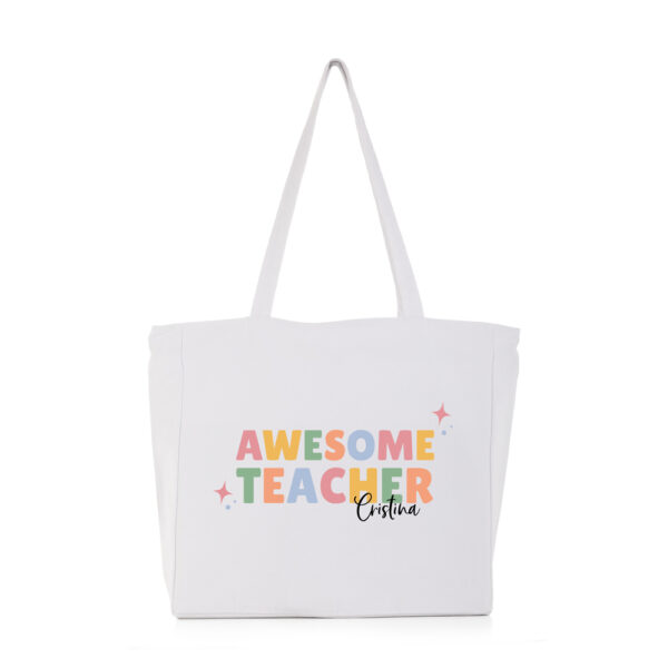 BOLSA PERSONALIZADA MIAMI AWESOME TEACHER