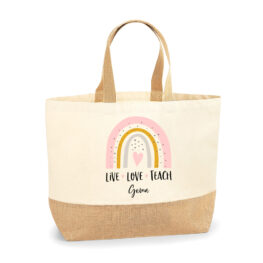 BOLSA PERSONALIZADA SANTORINI ARCOÍRIS TEACH