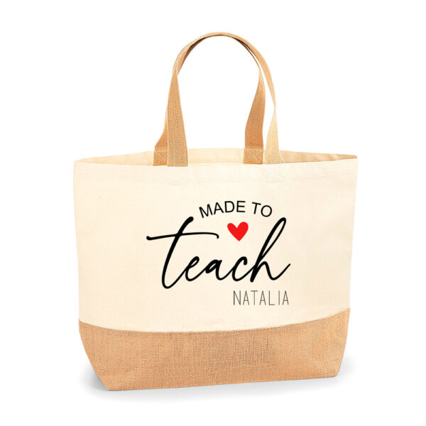 BOLSA PERSONALIZADA SANTORINI MADE TO TEACH