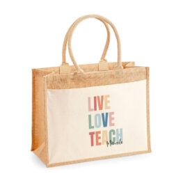 BOLSA PERSONALIZADA MÓNACO LIVE LOVE TEACH