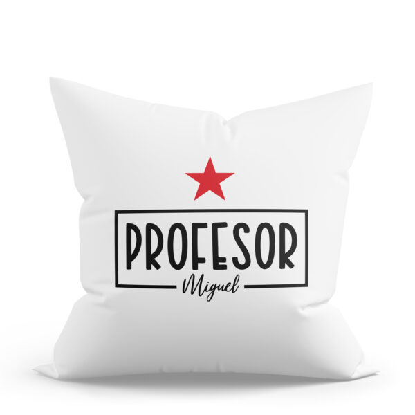 COJÍN PERSONALIZADO PROFE RECTÁNGULO - Imagen 4