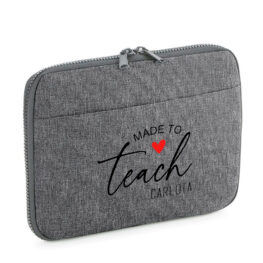 FUNDA ORGANIZADOR TABLET PERSONALIZADA BOSTON MADE TO TEACH
