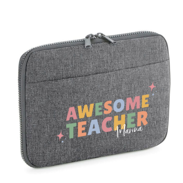 FUNDA ORGANIZADOR TABLET PERSONALIZADA BOSTON AWESOME TEACHER - Imagen 3