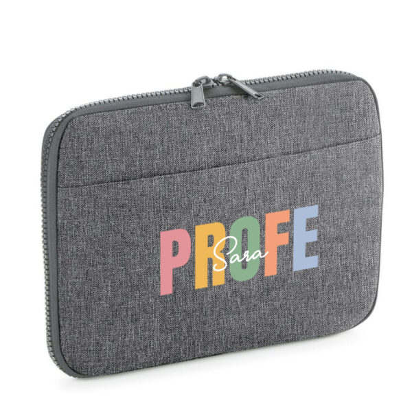 FUNDA ORGANIZADOR TABLET PERSONALIZADA BOSTON PROFE NOMBRE - Imagen 3