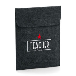 FUNDA TABLET PERSONALIZADA FIELTRO PROFE RECTÁNGULO