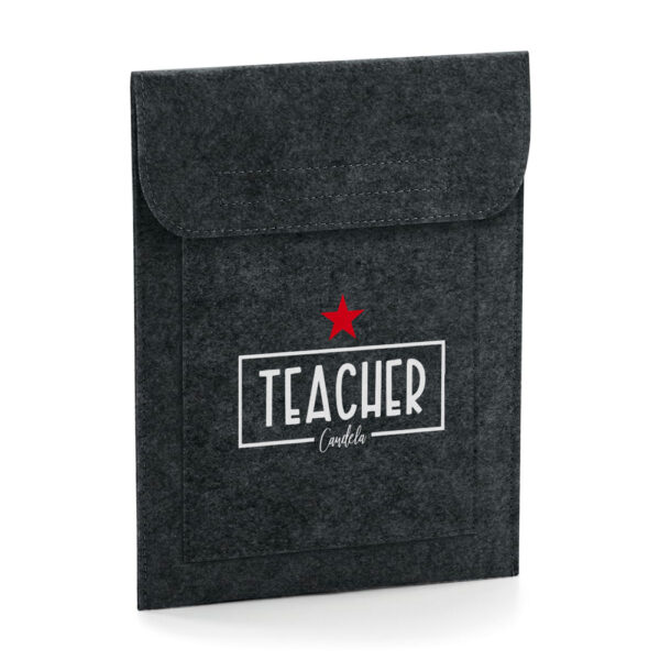 FUNDA TABLET PERSONALIZADA FIELTRO PROFE RECTÁNGULO