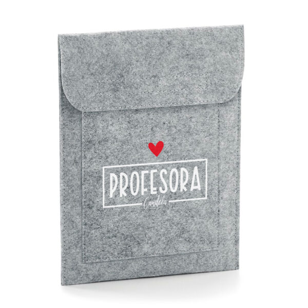 FUNDA TABLET PERSONALIZADA FIELTRO PROFE RECTÁNGULO - Imagen 3