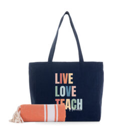 PACK PERSONALIZADO MIAMI TOALLA LIVE LOVE TEACH