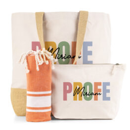 PACK PERSONALIZADO SANTORINI PROFE NOMBRE