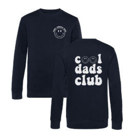 SUDADERA PERSONALIZADA COOL DADS CLUB SMILEY