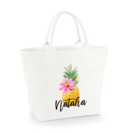 BOLSA PERSONALIZADA CRETA PIÑA FLOR