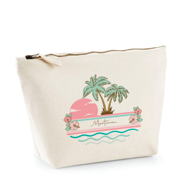 NECESER PERSONALIZADO IBIZA PALMERAS HIBISCUS - Imagen 3