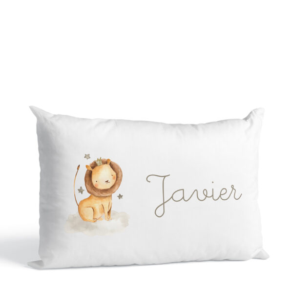 ALMOHADA PERSONALIZADA ANIMALITOS SAFARI CORONA - Imagen 4