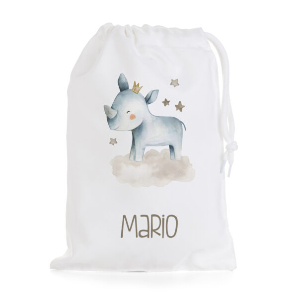 BOLSA PERSONALIZADA MERIENDA ANIMALITOS SAFARI CORONA - Imagen 5