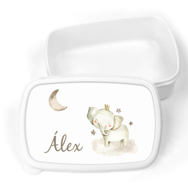 CAJA ALMUERZO PERSONALIZADA - ANIMALITOS SAFARI CORONA - Imagen 6
