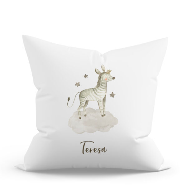 COJÍN PERSONALIZADO ANIMALITOS SAFARI CORONA - Imagen 5