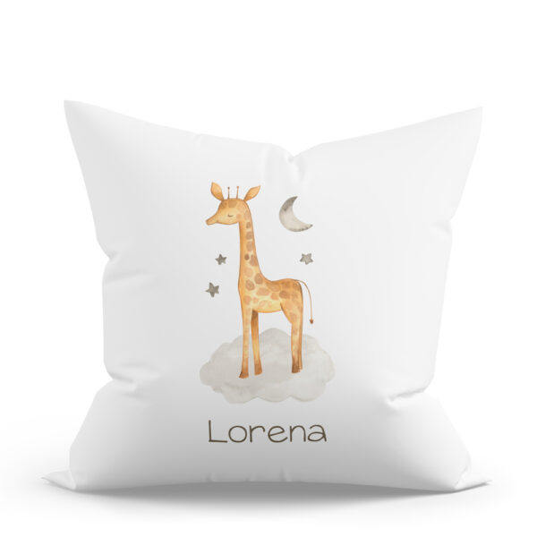 COJÍN PERSONALIZADO ANIMALITOS SAFARI CORONA - Imagen 3