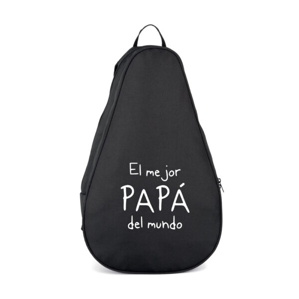 FUNDA MOCHILA PALA PÁDEL PERSONALIZADA MEJOR PAPÁ DEL MUNDO - Imagen 6