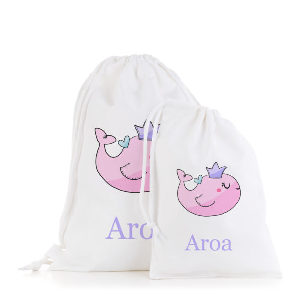 PACK PERSONALIZADO COLE 1 - BALLENA CORONA CORAZÓN - Imagen 3