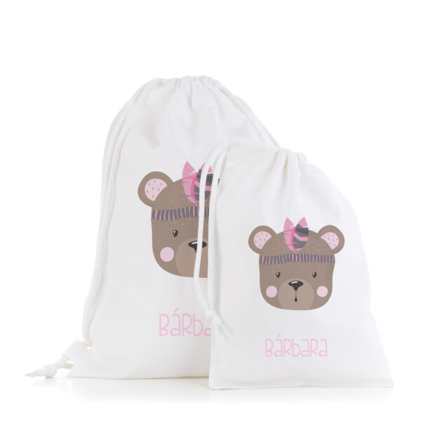 PACK PERSONALIZADO COLE 1 - CARITA OSITO PLUMAS