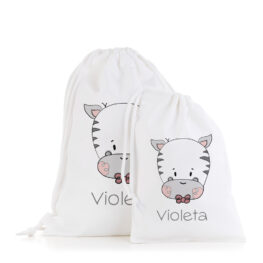 PACK PERSONALIZADO COLE 1 - CEBRA PAJARITA