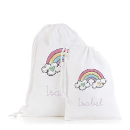 PACK PERSONALIZADO COLE 1 - ARCOIRIS CORAZONES