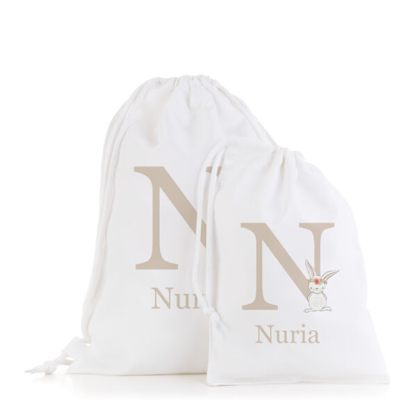 PACK PERSONALIZADO COLE 1 - CONEJITA CORONA FLORES - Imagen 2