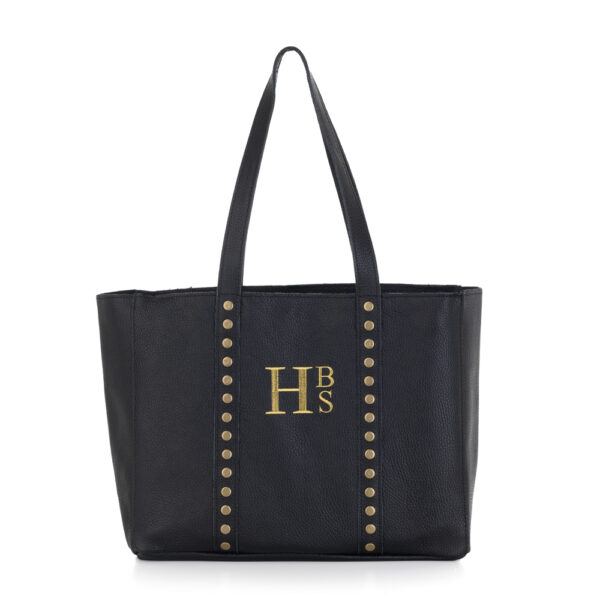 BOLSO PIEL PERSONALIZADO AMAK TACHUELAS CITY - Imagen 6