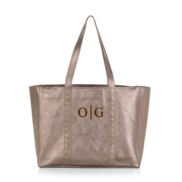 BOLSO PIEL PERSONALIZADO AMAK TACHUELAS CITY NIGHT - Imagen 2