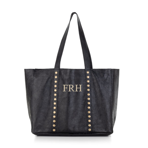 BOLSO PIEL PERSONALIZADO AMAK TACHUELAS CITY NIGHT - Imagen 3