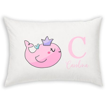 Almohada-personalizada-ballena-corona-nombre
