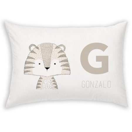 Almohada-personalizada-tigre-rayitas-beige